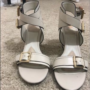 Blocked heel sandals